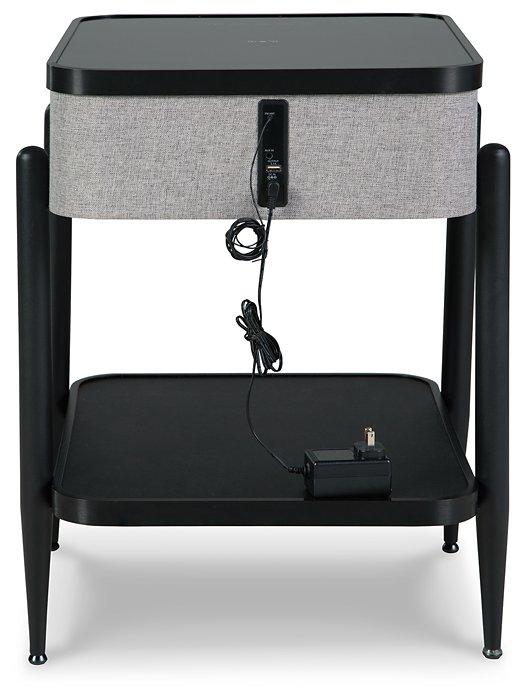 Jorvalee Accent Table with Speaker - Atchison Furniture Company (Atchison, KS)
