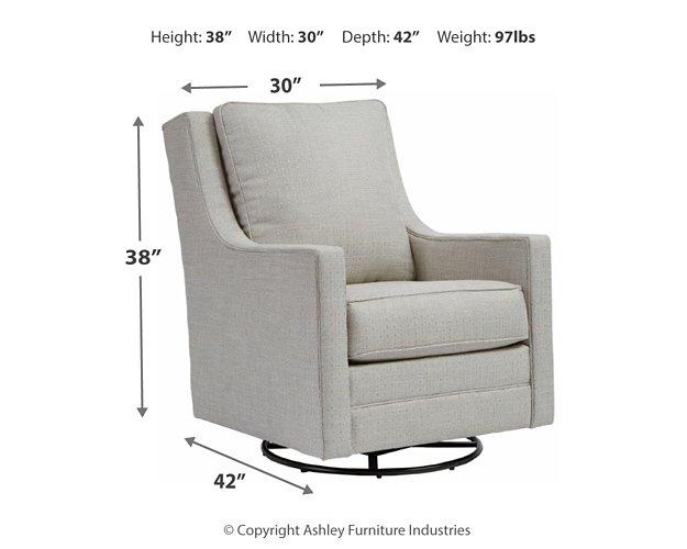 Kambria Swivel Glider Accent Chair - Atchison Furniture Company (Atchison, KS)