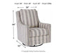 Kambria Swivel Glider Accent Chair - Atchison Furniture Company (Atchison, KS)