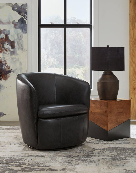 Kierreys Swivel Chair - Atchison Furniture Company (Atchison, KS)