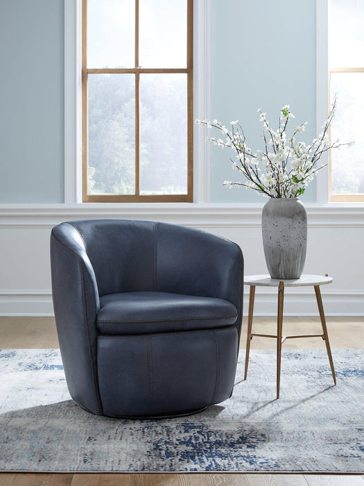 Kierreys Swivel Accent Chair - Atchison Furniture Company (Atchison, KS)