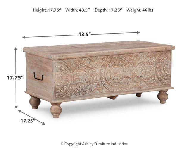 Fossil Ridge Storage Bench - Atchison Furniture Company (Atchison, KS)