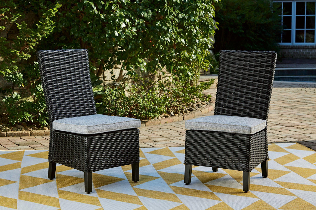 Beachcroft Outdoor Side Chair with Cushion (Set of 2) - Atchison Furniture Company (Atchison, KS)