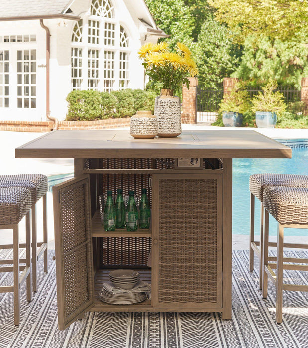 Walton Bridge Outdoor Bar Set - Atchison Furniture Company (Atchison, KS)