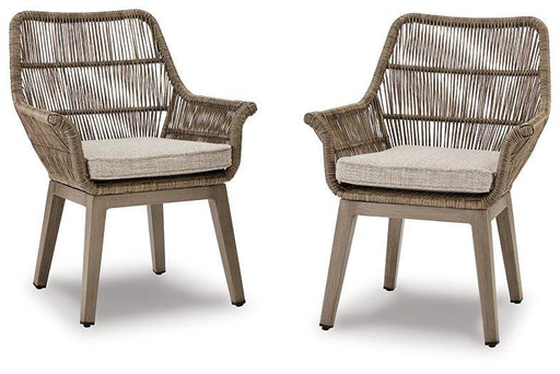 Beach Front Arm Chair with Cushion (Set of 2) - Atchison Furniture Company (Atchison, KS)