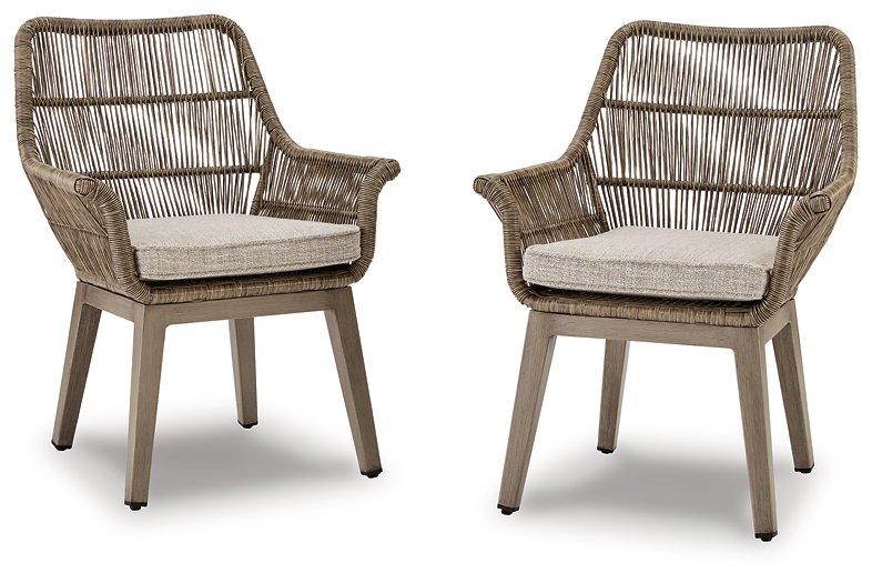 Beach Front Arm Chair with Cushion (Set of 2) - Atchison Furniture Company (Atchison, KS)