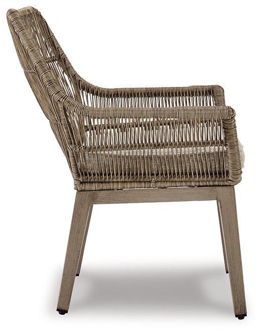 Beach Front Arm Chair with Cushion (Set of 2) - Atchison Furniture Company (Atchison, KS)