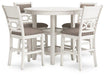 Erinberg Counter Height Dining Table and 4 Barstools (Set of 5) - Atchison Furniture Company (Atchison, KS)