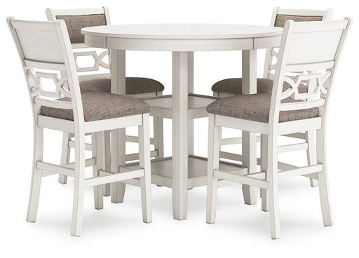 Erinberg Counter Height Dining Table and 4 Barstools (Set of 5) - Atchison Furniture Company (Atchison, KS)