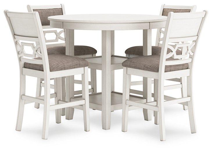 Erinberg Counter Height Dining Table and 4 Barstools (Set of 5) - Atchison Furniture Company (Atchison, KS)