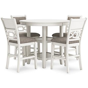 Erinberg Counter Height Dining Table and 4 Barstools (Set of 5) - Atchison Furniture Company (Atchison, KS)