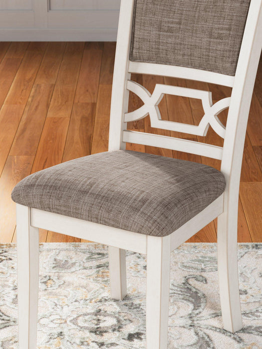 Erinberg Dining Table and 4 Chairs and Bench (Set of 6) - Atchison Furniture Company (Atchison, KS)
