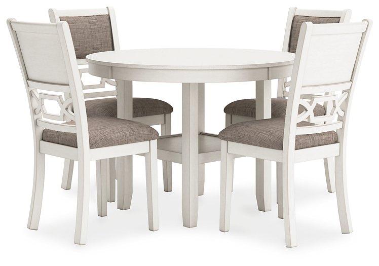Erinberg Dining Table and 4 Chairs (Set of 5) - Atchison Furniture Company (Atchison, KS)