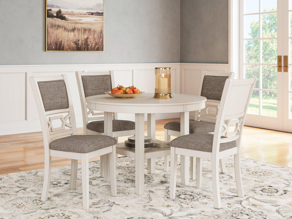 Erinberg Dining Table and 4 Chairs (Set of 5) - Atchison Furniture Company (Atchison, KS)