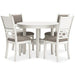 Erinberg Dining Table and 4 Chairs (Set of 5) - Atchison Furniture Company (Atchison, KS)