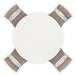 Erinberg Dining Table and 4 Chairs (Set of 5) - Atchison Furniture Company (Atchison, KS)
