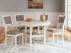 Erinberg Dining Table and 4 Chairs (Set of 5) - Atchison Furniture Company (Atchison, KS)