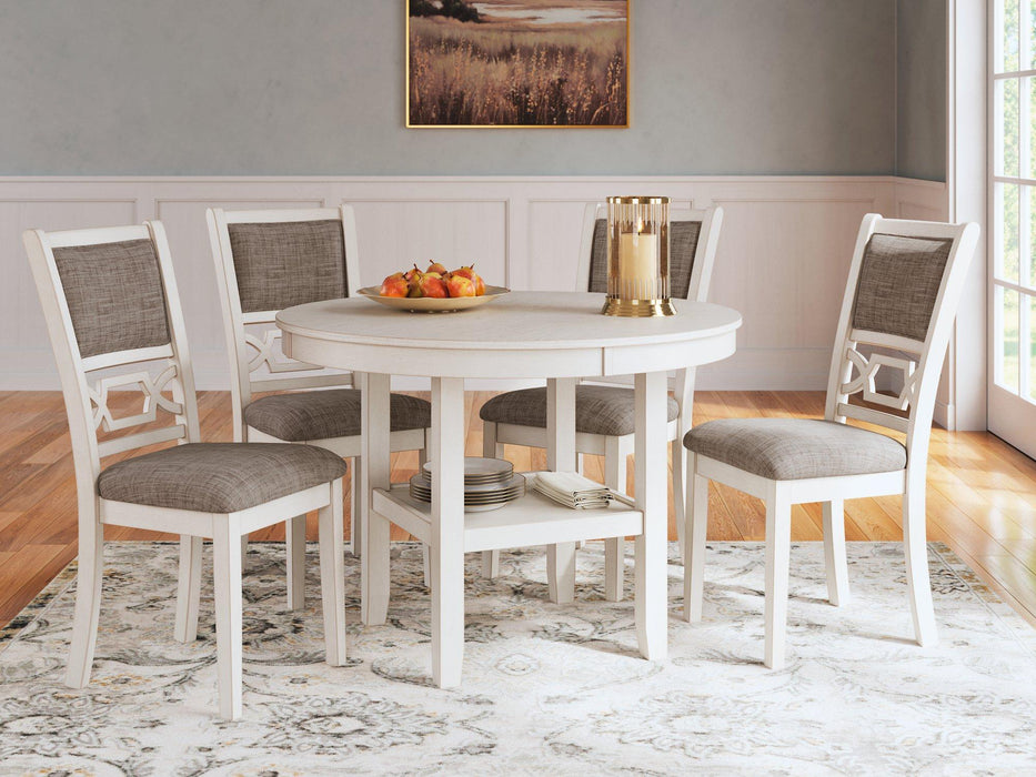 Erinberg Dining Table and 4 Chairs (Set of 5) - Atchison Furniture Company (Atchison, KS)