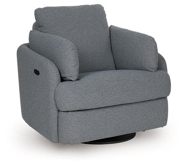 Alainmont Next-Gen Nuvella Swivel Power Recliner - Atchison Furniture Company (Atchison, KS)