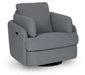 Alainmont Next-Gen Nuvella Swivel Power Recliner - Atchison Furniture Company (Atchison, KS)