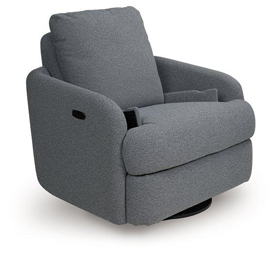 Alainmont Next-Gen Nuvella Swivel Power Recliner - Atchison Furniture Company (Atchison, KS)