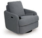 Alainmont Next-Gen Nuvella Swivel Power Recliner - Atchison Furniture Company (Atchison, KS)