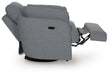 Alainmont Next-Gen Nuvella Swivel Power Recliner - Atchison Furniture Company (Atchison, KS)
