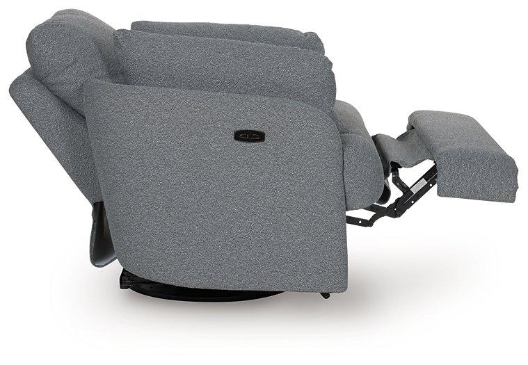 Alainmont Next-Gen Nuvella Swivel Power Recliner - Atchison Furniture Company (Atchison, KS)