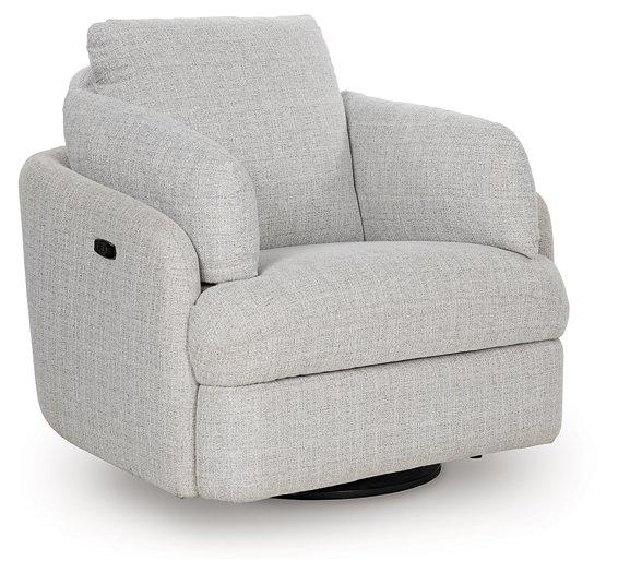 Alainmont Next-Gen Nuvella Swivel Power Recliner - Atchison Furniture Company (Atchison, KS)