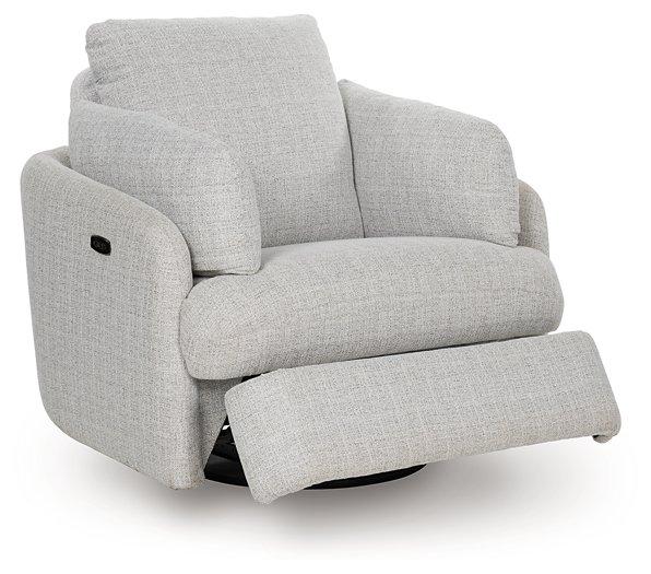Alainmont Next-Gen Nuvella Swivel Power Recliner - Atchison Furniture Company (Atchison, KS)