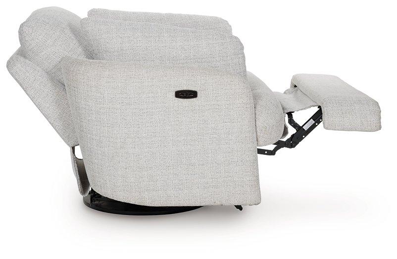 Alainmont Next-Gen Nuvella Swivel Power Recliner - Atchison Furniture Company (Atchison, KS)
