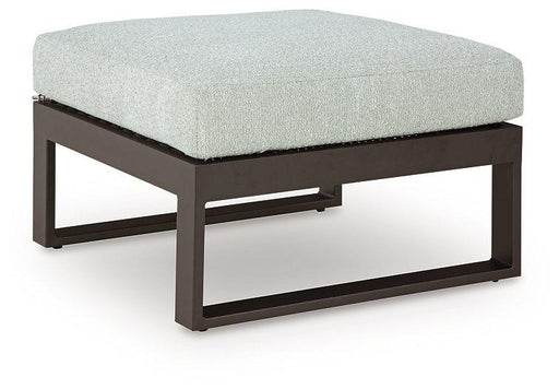 Beachloft Outdoor Ottoman with Cushion - Atchison Furniture Company (Atchison, KS)