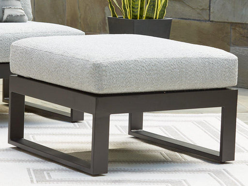 Beachloft Outdoor Ottoman with Cushion - Atchison Furniture Company (Atchison, KS)