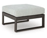 Beachloft Outdoor Ottoman with Cushion - Atchison Furniture Company (Atchison, KS)