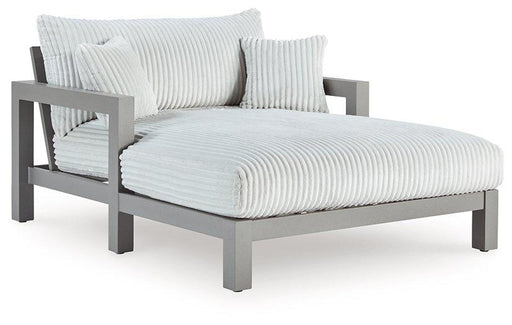 Hurley Park Outdoor Chaise Lounge with Cushion - Atchison Furniture Company (Atchison, KS)