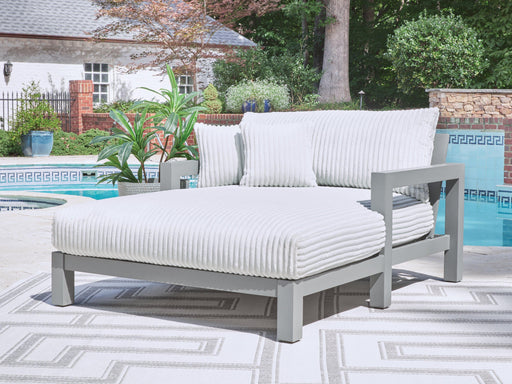 Hurley Park Outdoor Chaise Lounge with Cushion - Atchison Furniture Company (Atchison, KS)