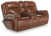 Healy Pier Power Reclining Loveseat with Console - Atchison Furniture Company (Atchison, KS)