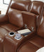 Healy Pier Power Reclining Loveseat with Console - Atchison Furniture Company (Atchison, KS)