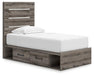 Graystorm Bed with Storage - Atchison Furniture Company (Atchison, KS)
