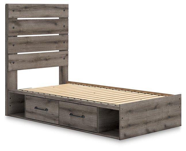 Graystorm Bed with Storage - Atchison Furniture Company (Atchison, KS)