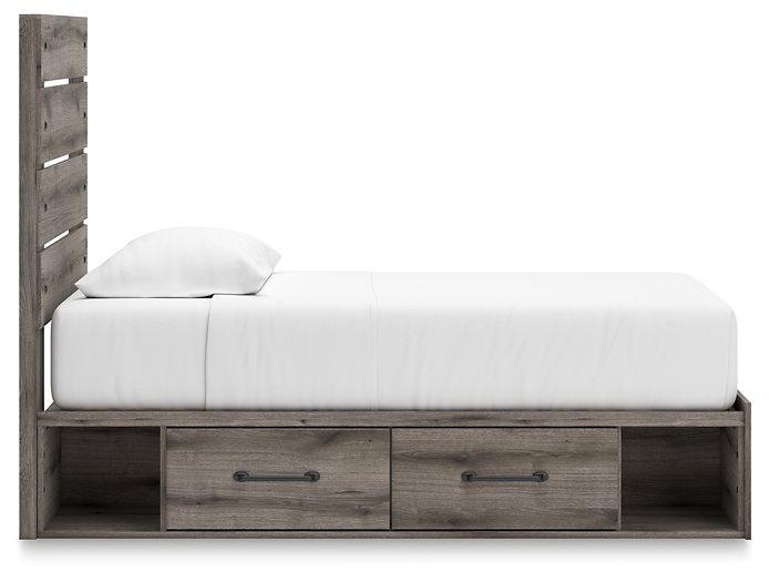 Graystorm Bed with Storage - Atchison Furniture Company (Atchison, KS)
