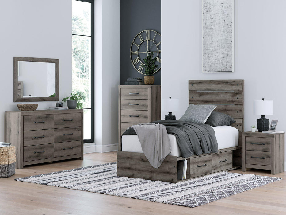 Graystorm Bed with Storage - Atchison Furniture Company (Atchison, KS)
