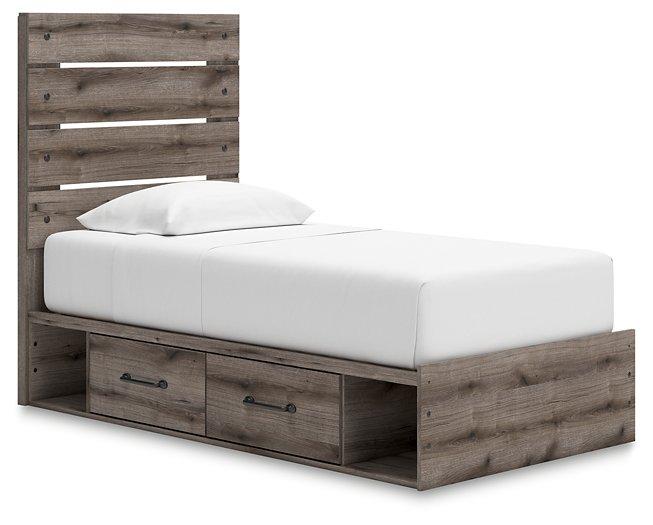 Graystorm Bed with Storage - Atchison Furniture Company (Atchison, KS)