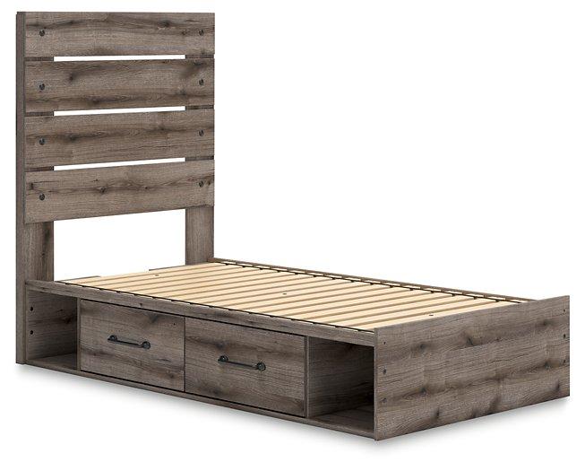 Graystorm Bed with Storage - Atchison Furniture Company (Atchison, KS)