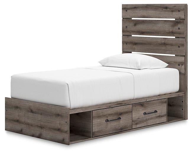 Graystorm Bed with Storage - Atchison Furniture Company (Atchison, KS)