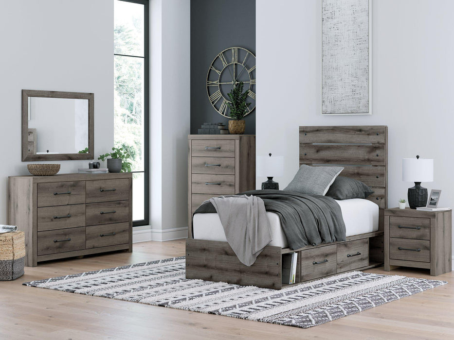 Graystorm Bed with Storage - Atchison Furniture Company (Atchison, KS)