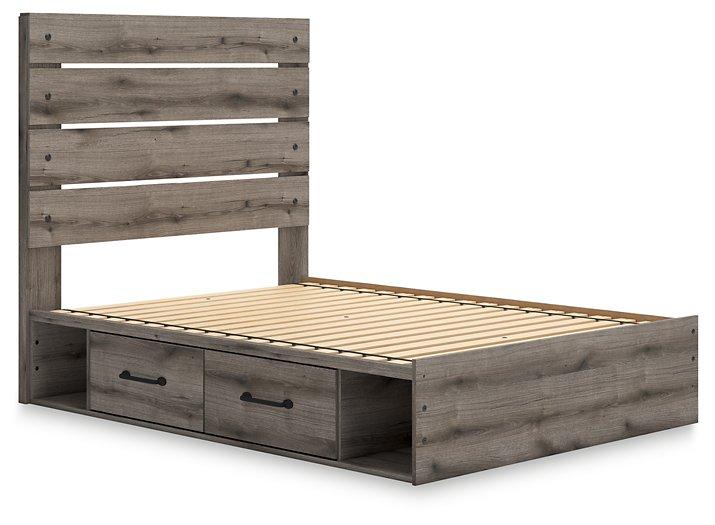 Graystorm Bed with Storage - Atchison Furniture Company (Atchison, KS)