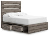 Graystorm Bed with Storage - Atchison Furniture Company (Atchison, KS)