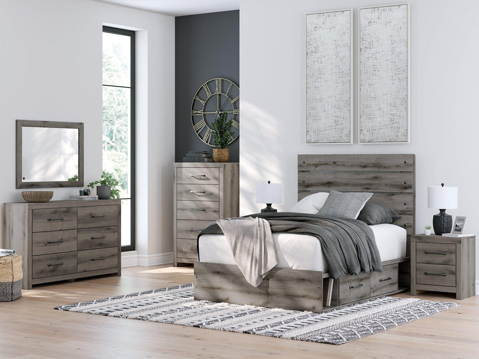 Graystorm Bed with Storage - Atchison Furniture Company (Atchison, KS)
