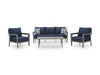 Gali Outdoor Sofa/Chairs/Table Set (Set of 4) - Atchison Furniture Company (Atchison, KS)